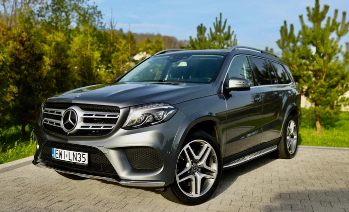 Mercedes-Benz GLS cena 213000 przebieg: 147000, rok produkcji 2017 z Wieluń małe 529